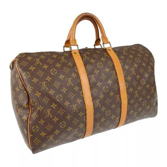 Louis Vuitton Monogram Keepall 50 Duffle Travel Handbag - Picture 2 of 10